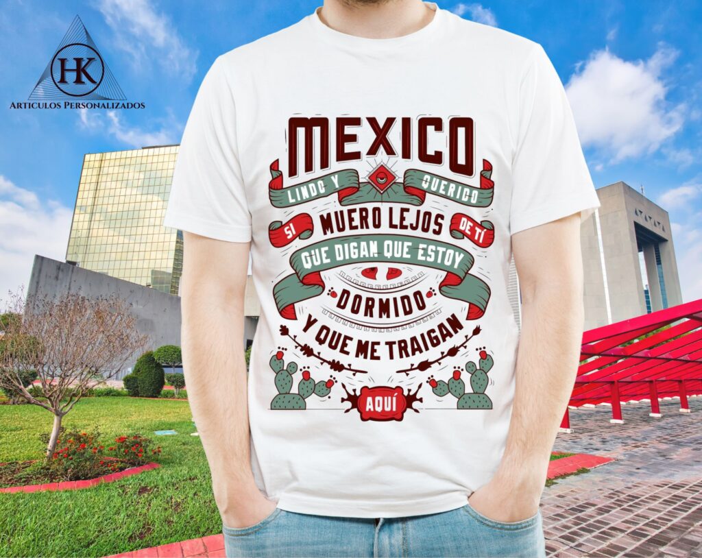 Playera ideal para Fiestas Patrias – DTF express